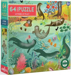 Jigsaw Puzzle Otters at Play