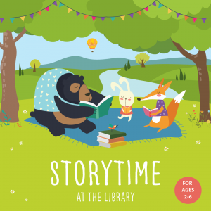Storytime at the Library for ages 2 to 6