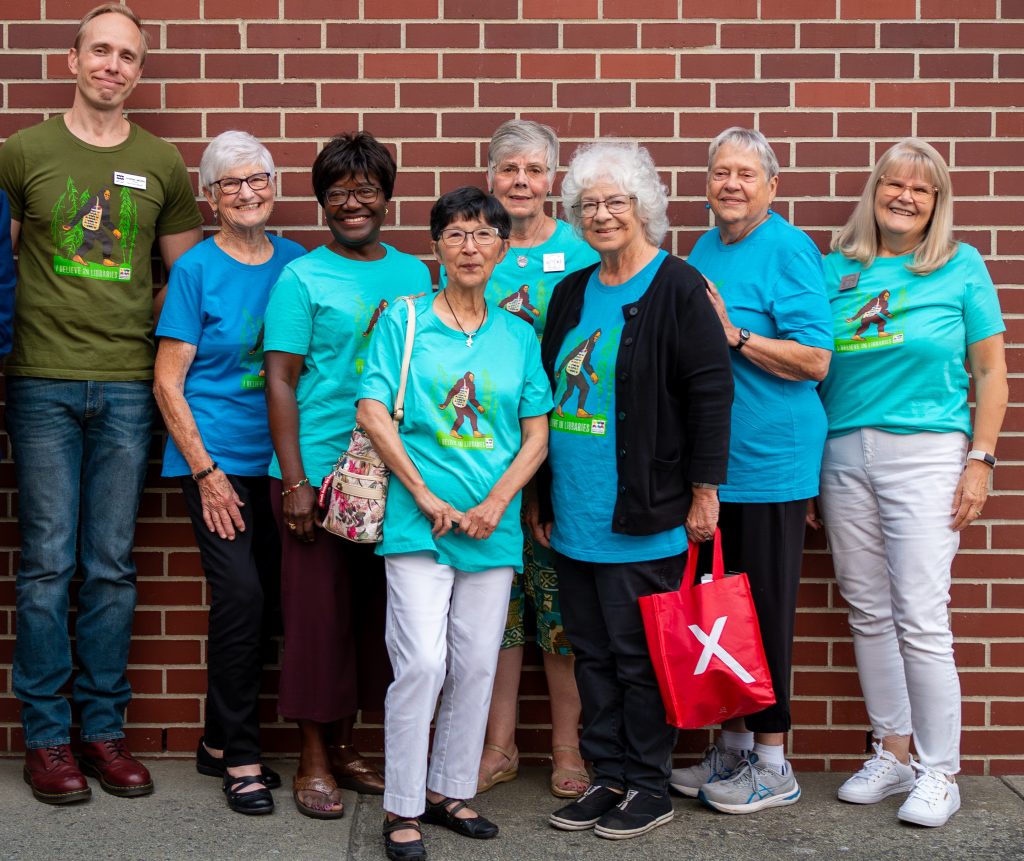 Group photo of Friends of the Blaine Library