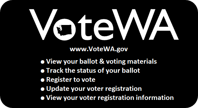 VoteWA.gov Track the status of your ballot. Register and view your voter registration. And more!