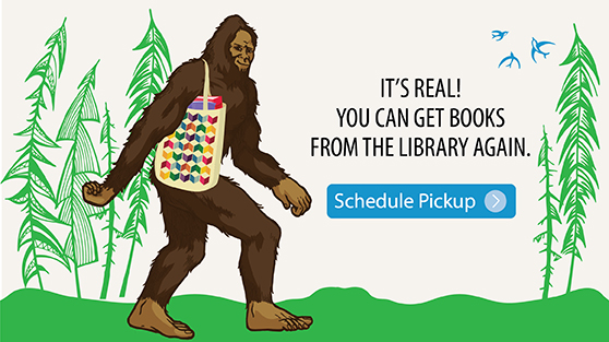 It's real. You can get books from the library again. Schedule pickup.