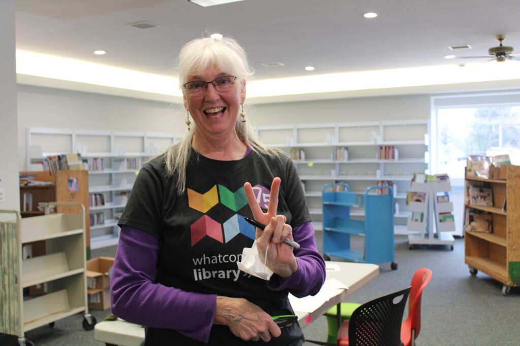 Carol at the Sumas Library