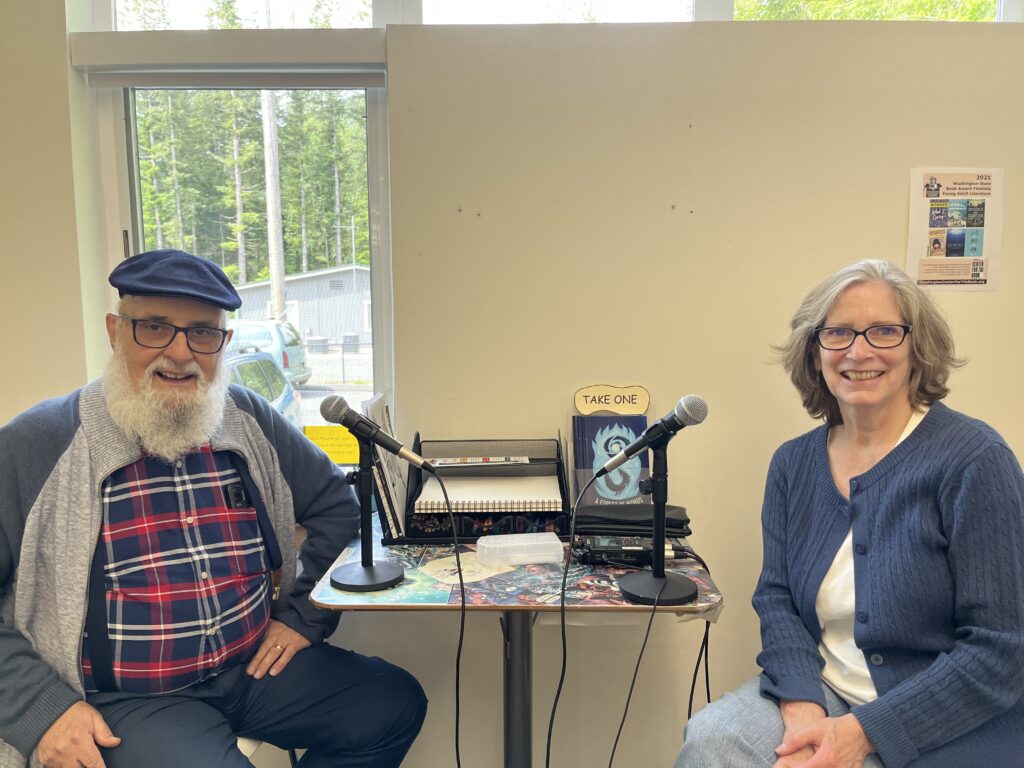 Vern Yadon and Ann Marie Impero at North Fork Library
