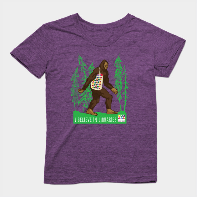 Sasquatch t shirt triblend female