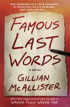 Cover image of "Famous Last Words" by Gillian McAllister